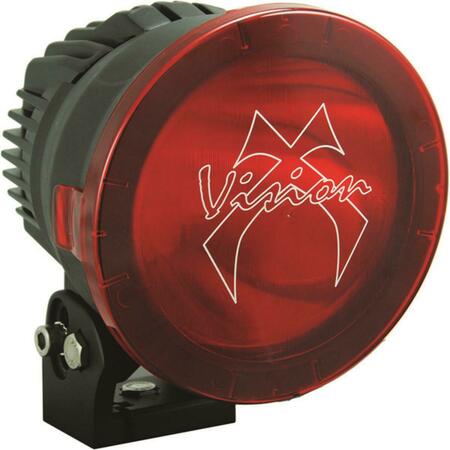 VISION X LIGHTING 9890623 6.7 in. Cannon Pcv Cover Red Elliptical PCV-6500REL